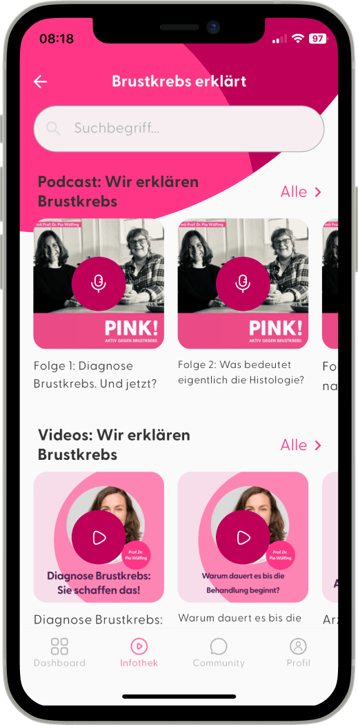 Podcasts und Videos